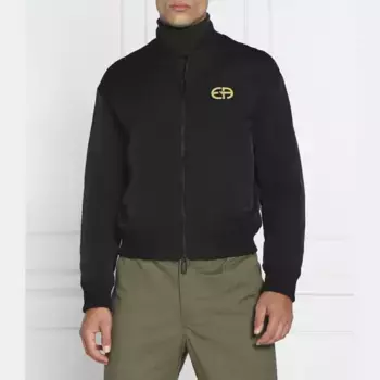 Бомбер стандартного кроя Emporio Armani, черный