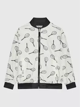 Бомбер стандартного кроя Fila, черный