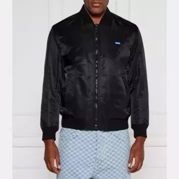 Бомбер стандартного кроя Hugo, черный