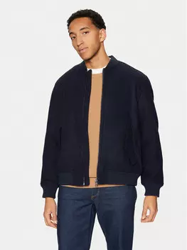 Бомбер стандартного кроя Mustang, синий