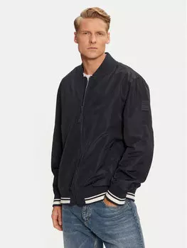 Бомбер стандартного кроя Mustang, синий