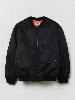 Бомбер стандартного кроя Ovs, черный