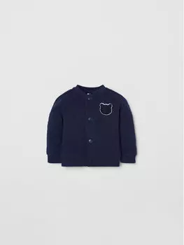 Бомбер стандартного кроя Ovs, синий