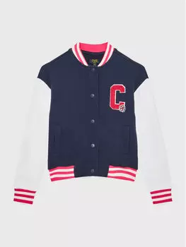 Бомбер стандартного кроя Ovs, синий