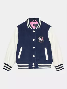 Бомбер стандартного кроя Ovs, синий