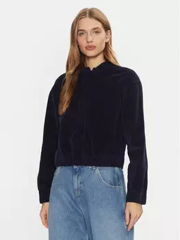 Бомбер стандартного кроя Pieces, синий