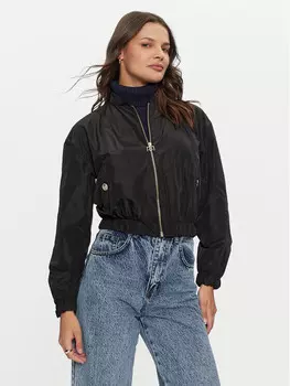 Бомбер стандартного кроя Rinascimento, черный