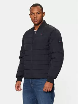 Бомбер стандартного кроя Tommy Hilfiger, синий