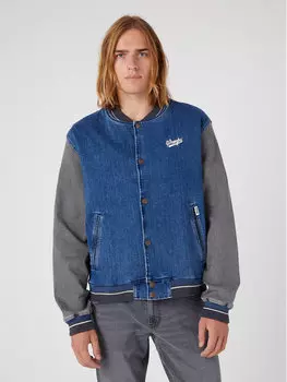 Бомбер стандартного кроя Wrangler, синий