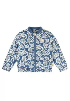 Бомбер Steiff, бижутерия синий