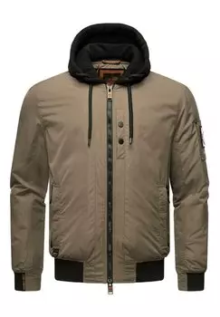 Бомбер STONE HARBOUR, цвет stone brown