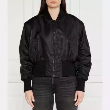 Бомбер свободного кроя Falynn-1 Hugo, черный