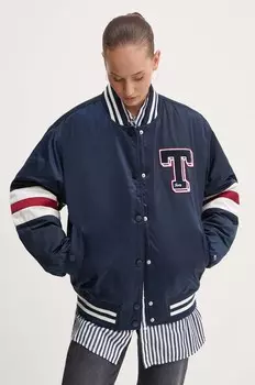 Бомбер Tommy Jeans, темно-синий