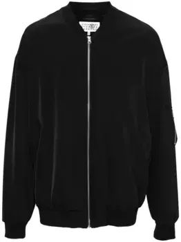 Бомбер Twill MM6 Maison Margiela, черный