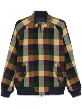 Бомбер в клетку Baracuta, зеленый