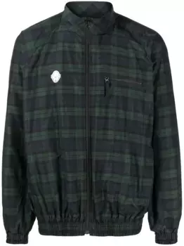 Бомбер в клетку Undercover, зеленый