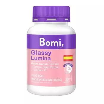 Bomi Glassy Lumina 30 капсул с антиоксидантным экстрактом граната, Pink