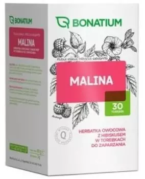 Bonatium, Чай, Малина, 30 пакетиков