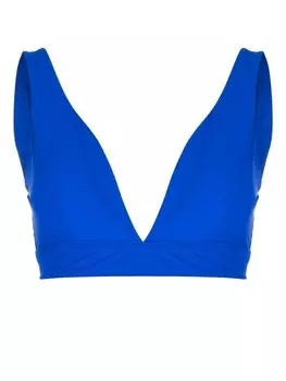 BONDI BORN топ бикини с V-образным вырезом, синий