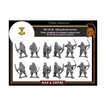Бонди — Лучники, War & Empire - Dark Ages Miniatures - Viking (15mm)