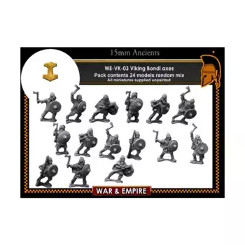 Бонди с топорами, War & Empire - Dark Ages Miniatures - Viking (15mm)
