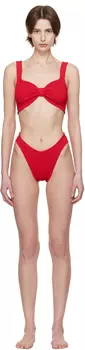 Бонни Бикини Hunza G, красный