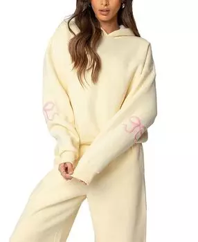 Бонни худи с бантом Edikted, желтый