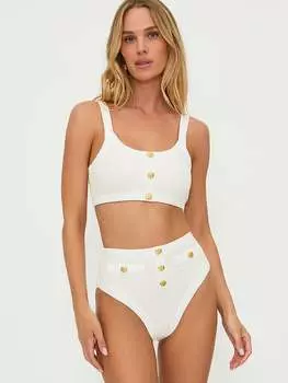 Бонни топ Beach Riot, белый