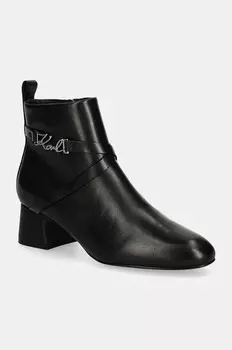 BONNIE кожаные ботильоны Karl Lagerfeld, черный