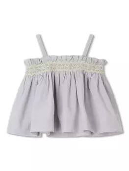 Bonpoint блузка Abricot, серый