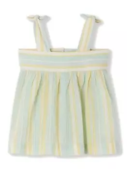 Bonpoint блузка Andresia в полоску, синий