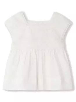 Bonpoint блузка на пуговицах, белый