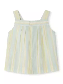 Bonpoint блузка Soleil в полоску, желтый