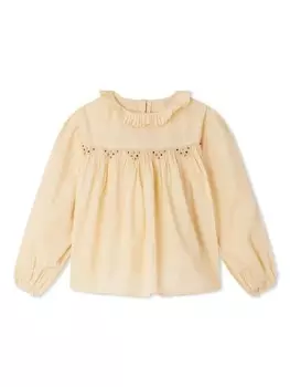 Bonpoint блузка Tabatha, нейтральный цвет