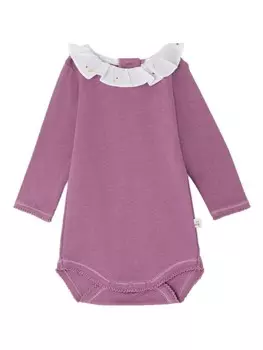 Bonpoint боди June, фиолетовый