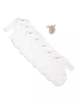 Bonpoint боди с длинными рукавами, белый