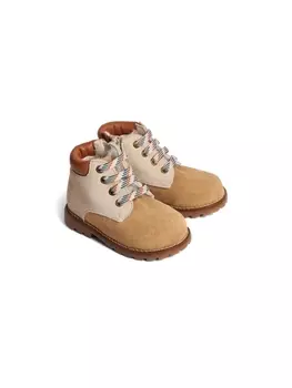 Bonpoint ботинки Diego на шнуровке, нейтральный цвет