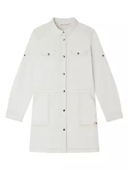 Bonpoint джинсовое платье-рубашка Fairly, синий