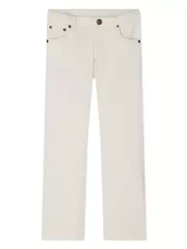 Bonpoint джинсы Dewey прямого кроя, нейтральный цвет