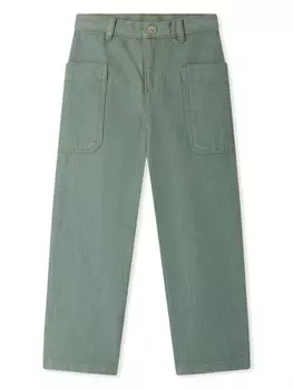 Bonpoint джинсы Looping, зеленый