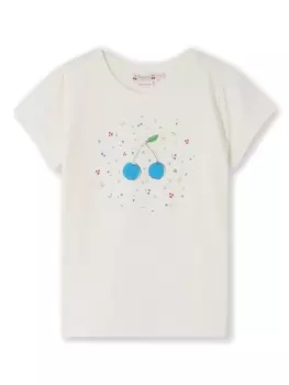 Bonpoint футболка из джерси, белый