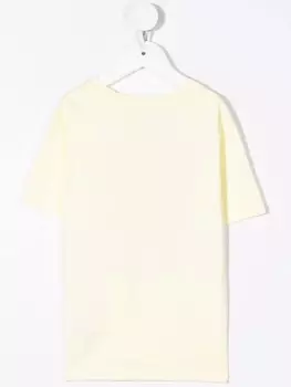 Bonpoint футболка из органического хлопка с графичным принтом, желтый