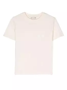 Bonpoint футболка с принтом, розовый