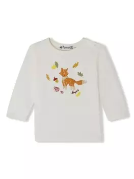 Bonpoint футболка Tahsin с принтом, белый