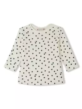 Bonpoint футболка Tahsina с принтом, нейтральный цвет