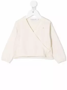 Bonpoint кардиган Anza с запахом, белый