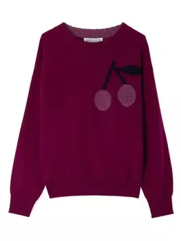 Bonpoint кашемировый джемпер Anumati, фиолетовый