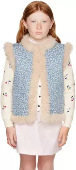 Bonpoint Kids Синий Милый Жилет