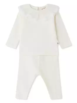 Bonpoint комплект Elsia из топа и брюк, белый