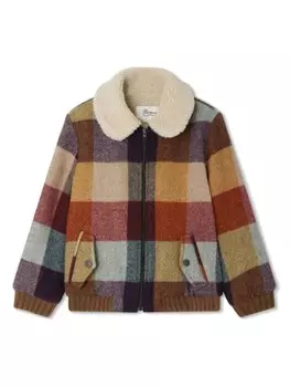 Bonpoint куртка Jodie в клетку, желтый